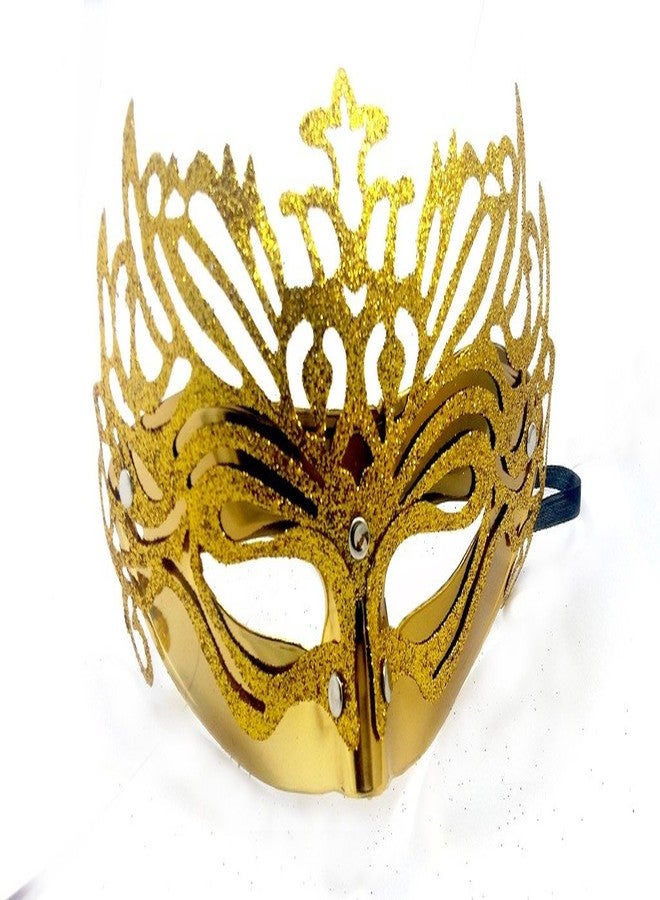 Evisha Colourful Glitter mask for Parties, Theme Party, Pool Parties, Party Props Pack of 2 (Colour May Vary) - Image 1